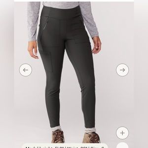 Athleta Headlands Hybrid Cargo II Tights - Women's - black size 10